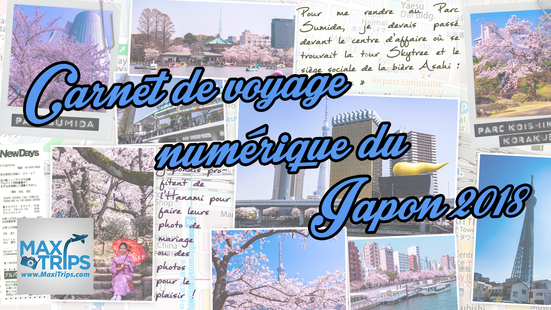 CARNET DE VOYAGE NUMÉRIQUE DU JAPON 2018 - Carnet de voyage numérique  (scrapbooking numérique) & blog voyage